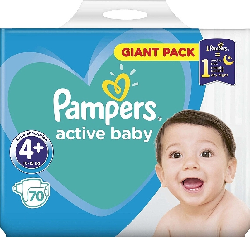 pieluchy pampers 2 76 szt