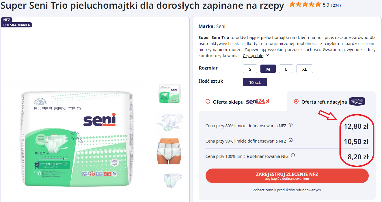 pampers chusteczki sensitive cena