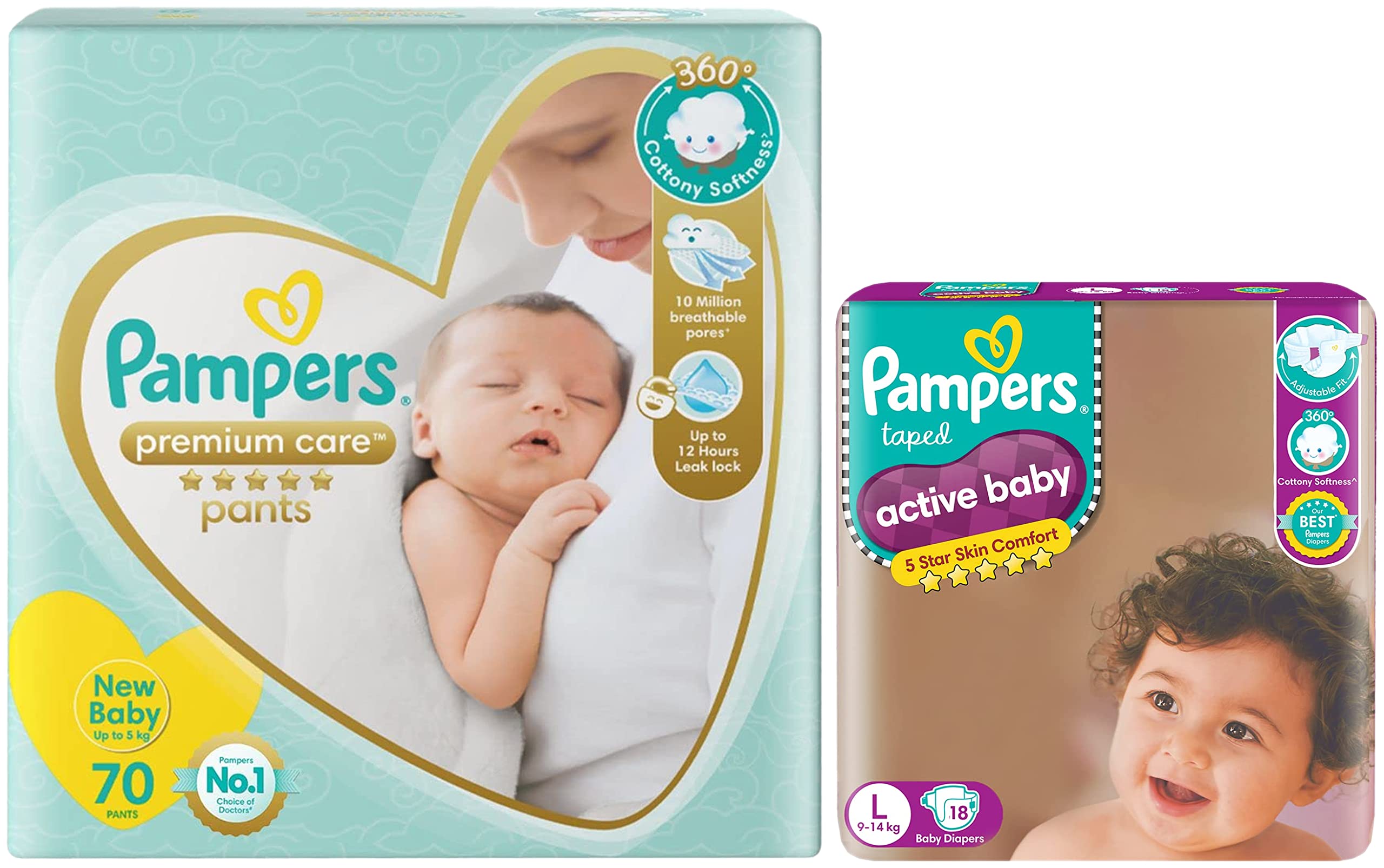 pampers z paskiem