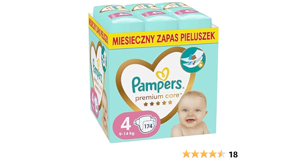 pieluchomajtki pampers dla 11 miesięcznego dziecka