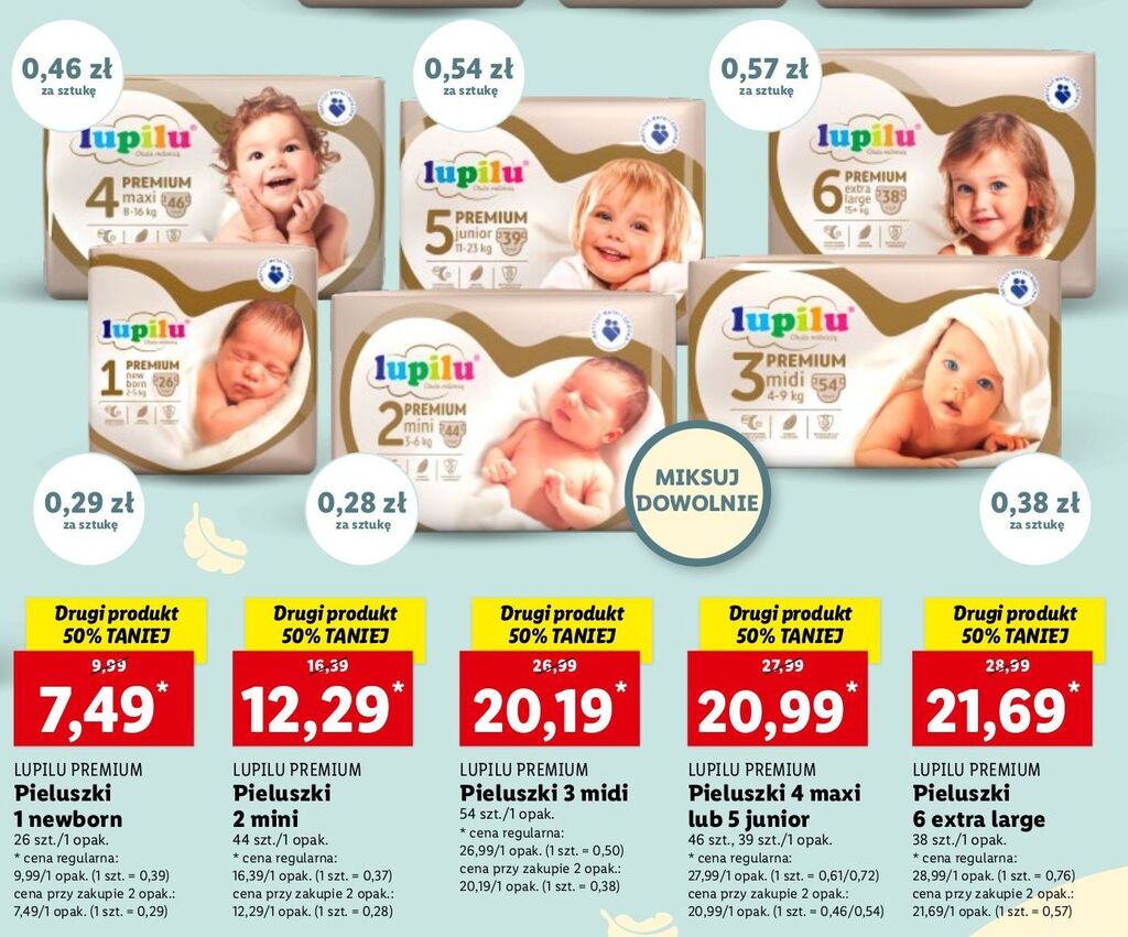 pampers zabki kolobrzeg