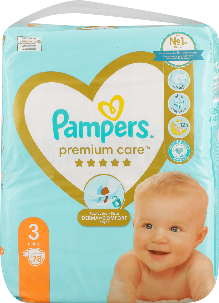 ile kanalikow ma pampers premium care