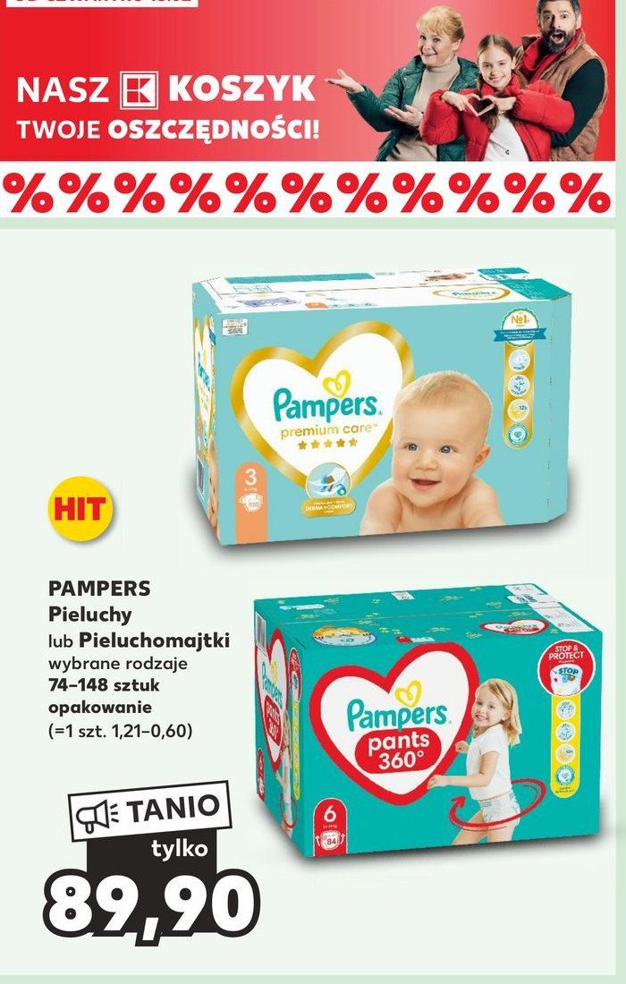 pampers pieluszki premium care 3 midi 120 szt