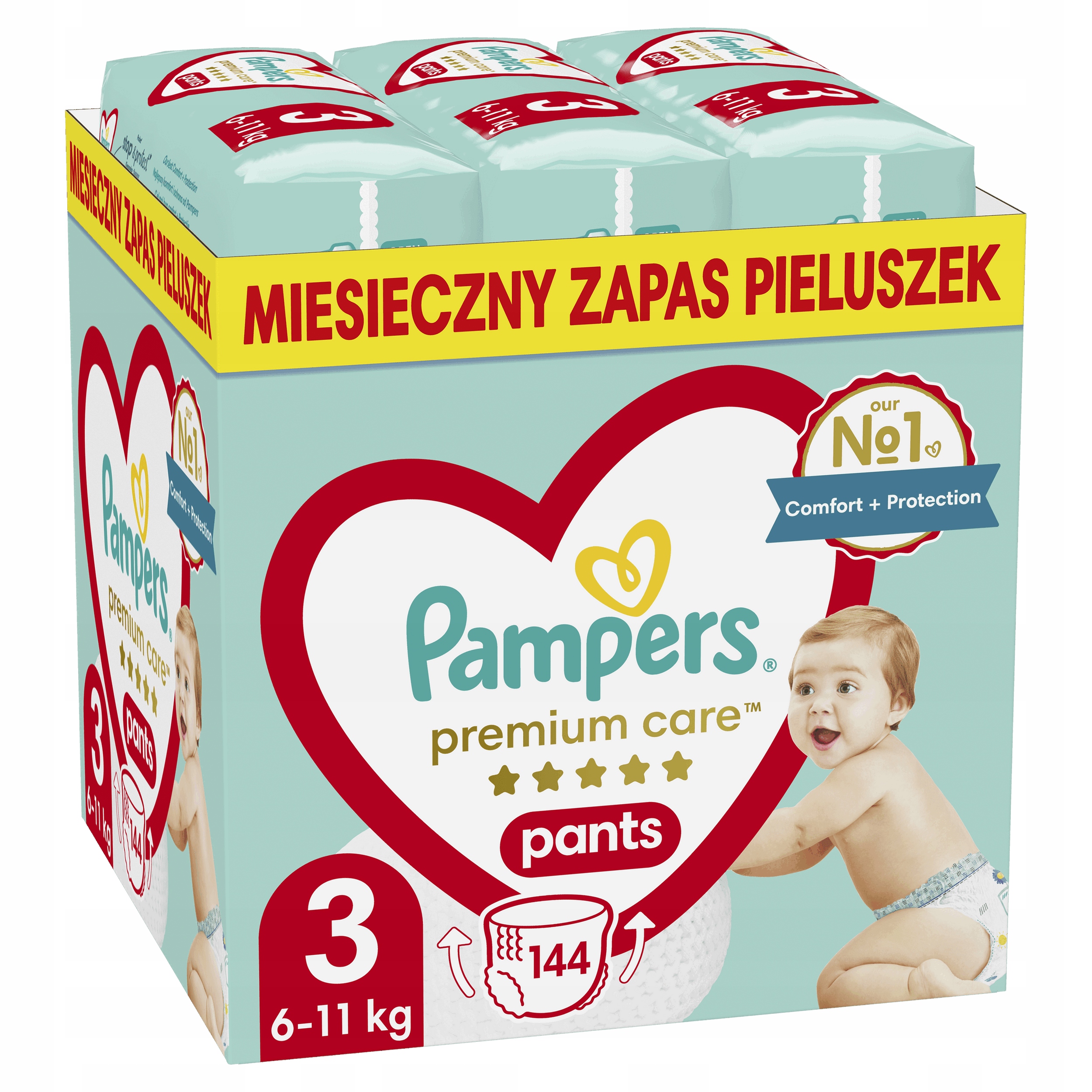 tesco zakupy pieluchy pampers premium care 1