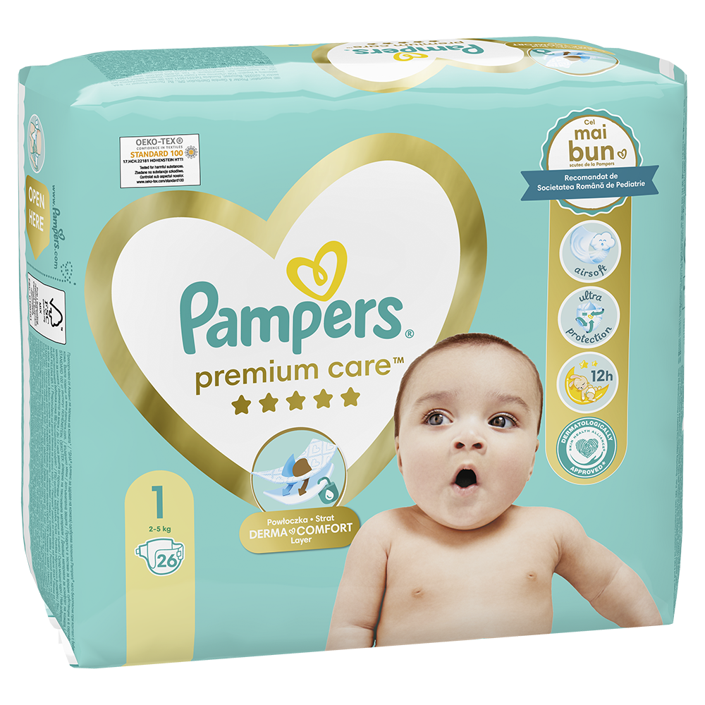 pampers premium care rozmiar 1