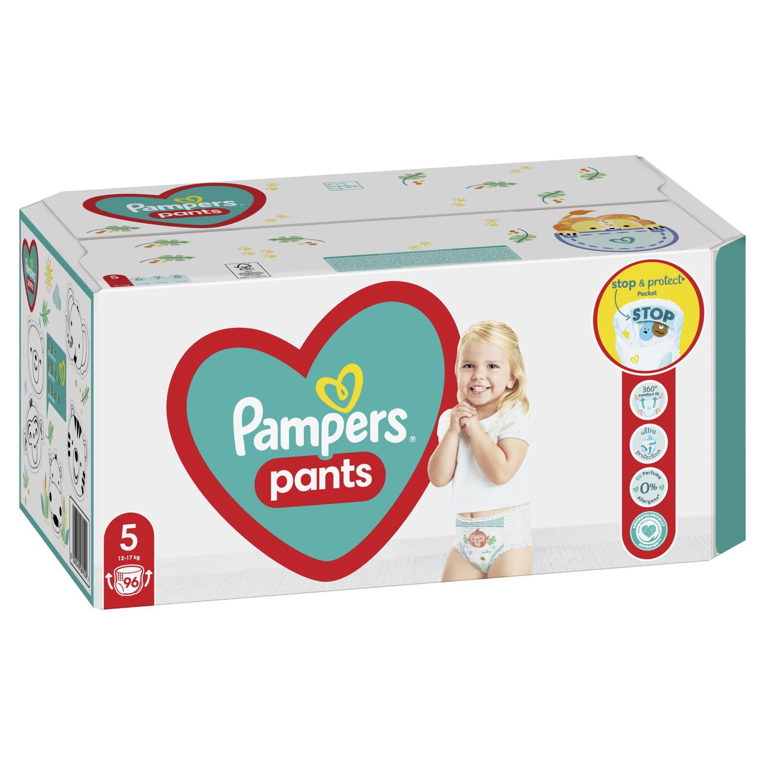 pampers bez wskaźnika wilgotnosci