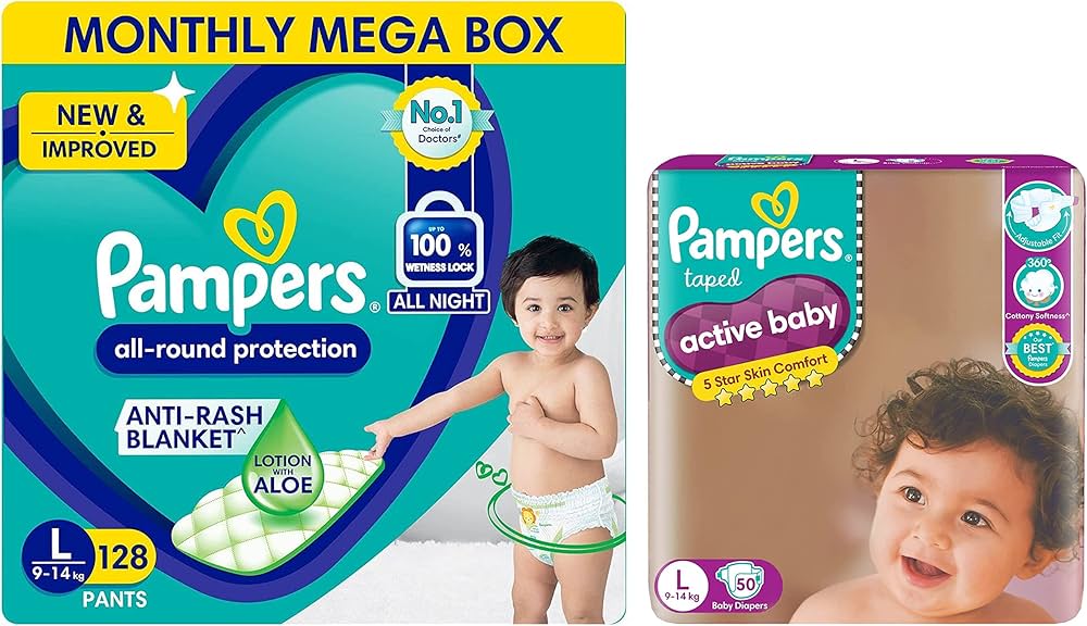 pampers active baby 2 100