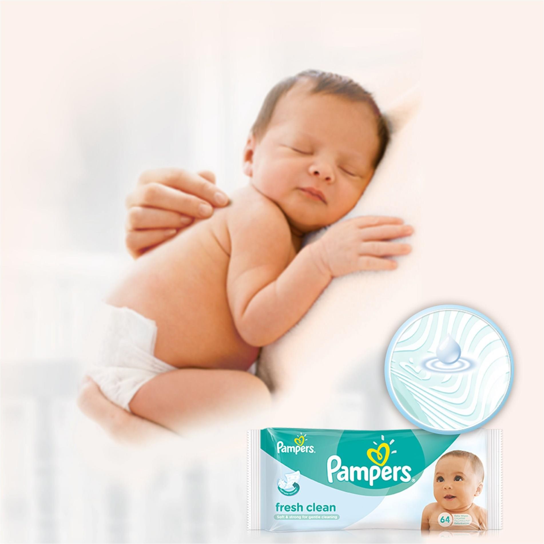 pampers box baby wipes