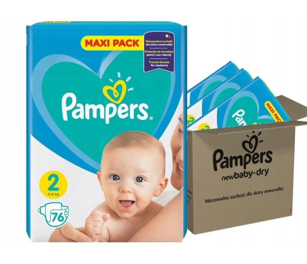 pampers chusteczki fresh clean dla niemowląt 4 x 52 szt