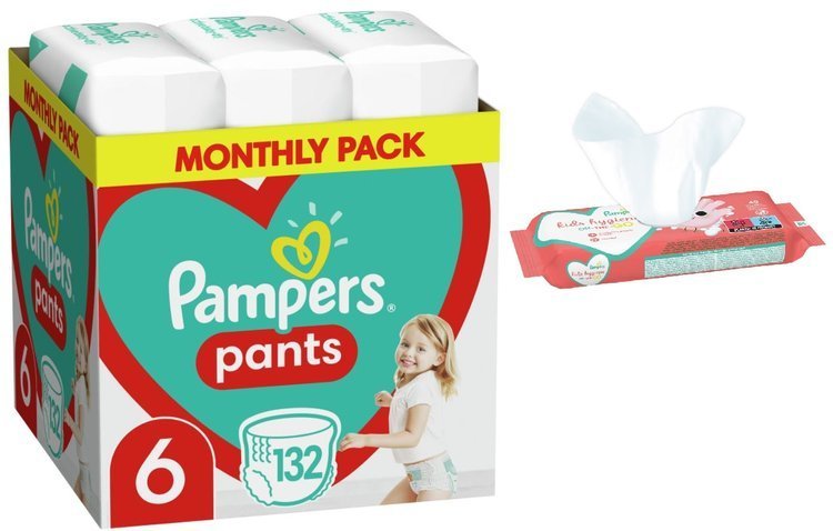 allegro pampers 132 szt