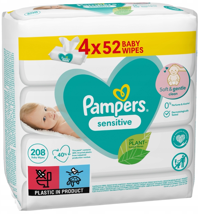 pampers sensitive z zamknięciem