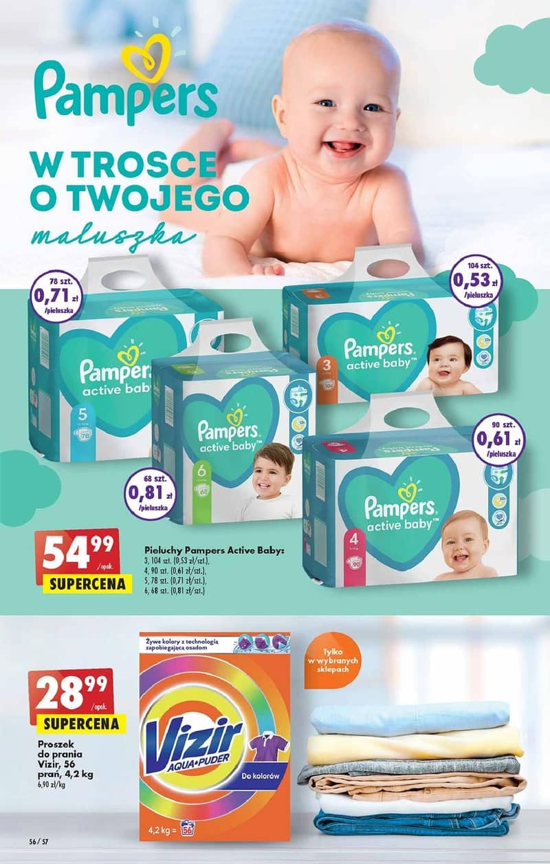 pampers podklady higieniczne dla.dziecka