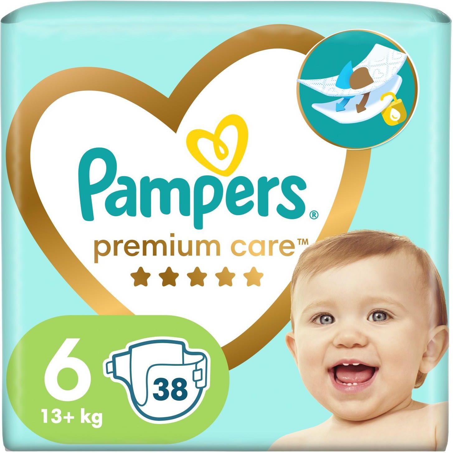 pampers premium protection pieluchy 4 9-18kg 62szt