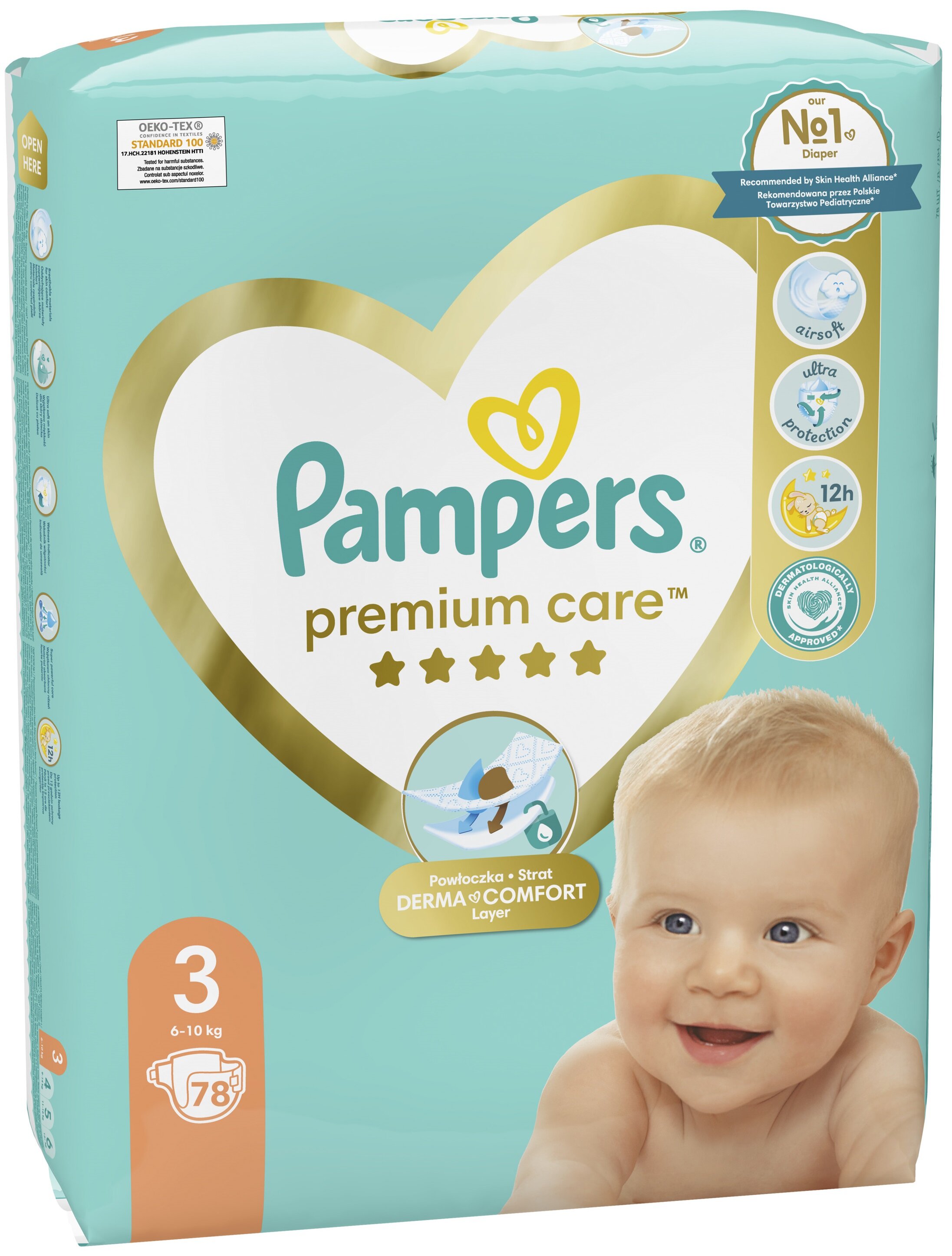 pieluszki pampers premioum care cena