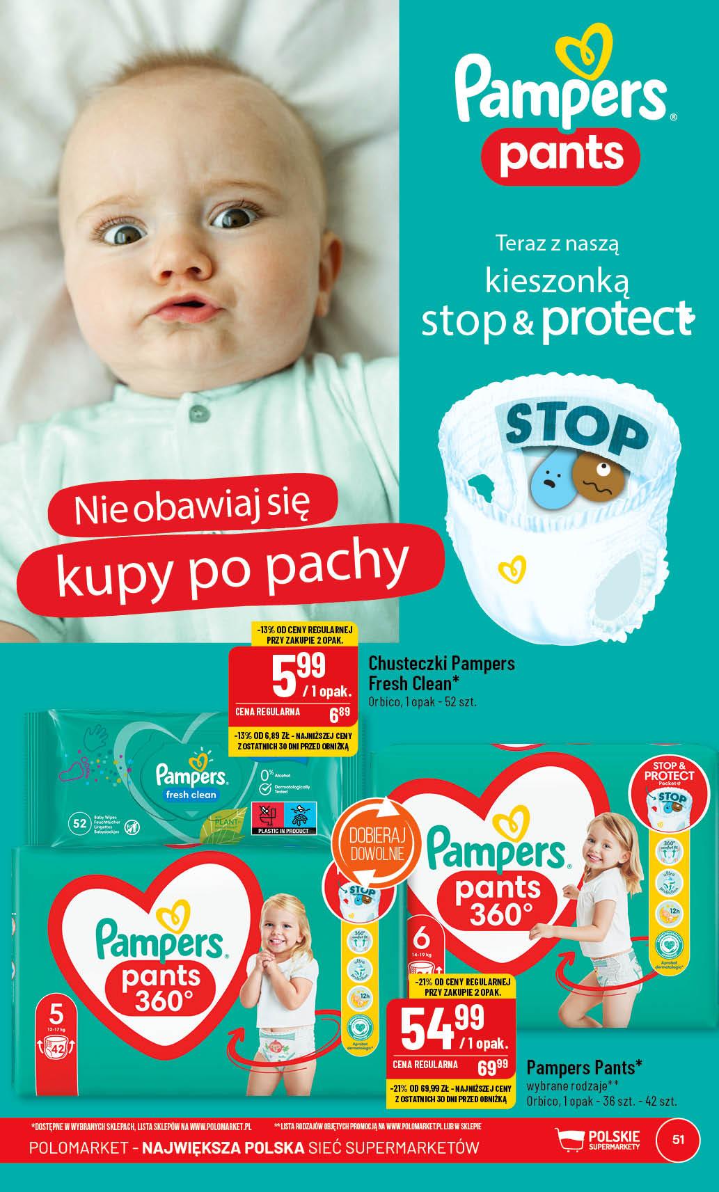 pieluchomajtki pampers rossman za 16.99