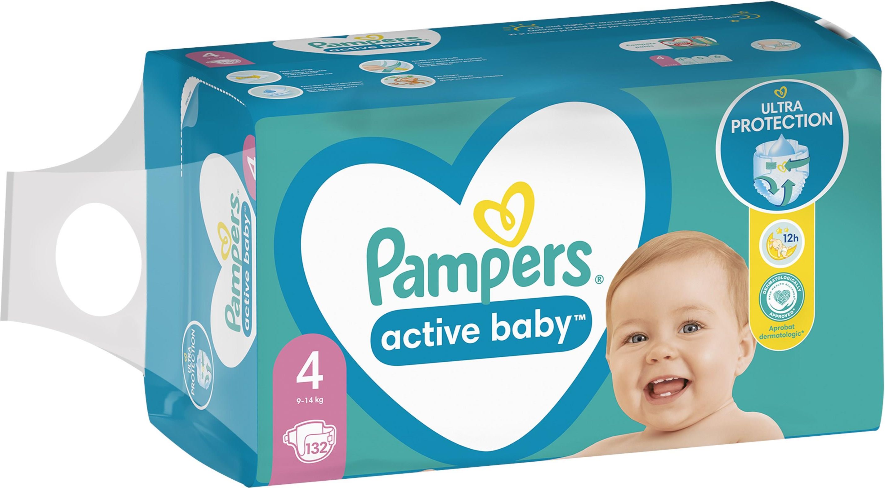 pampers sensitive chusteczki dla niemowląt 4x56 szt