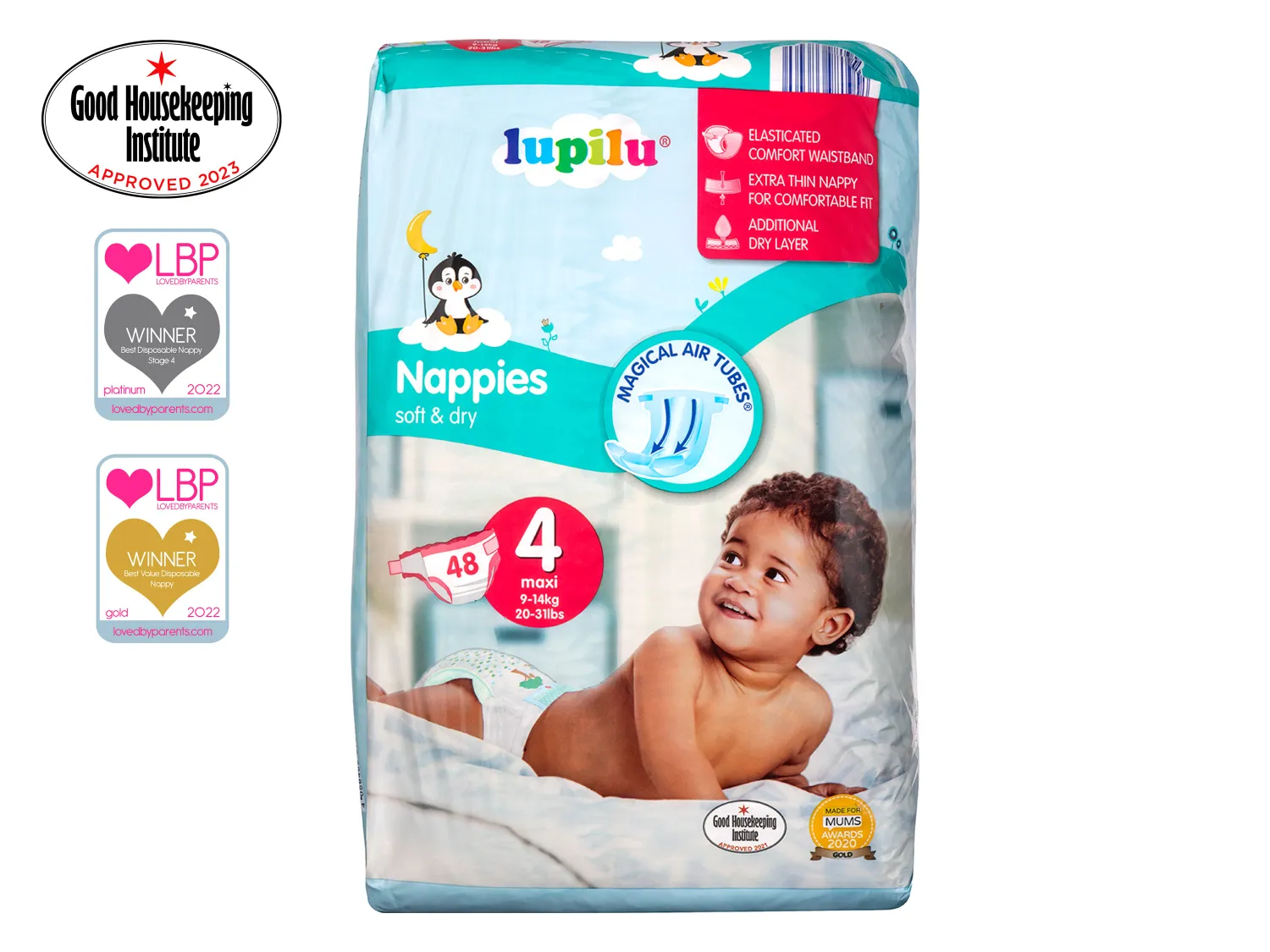 pieluchomajtki pampers 4 premium gold