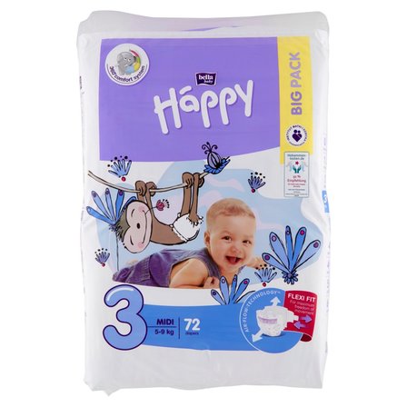 pampers active baby-dry pieluchy jednorazowe rozmiar 3 midi 208 szt