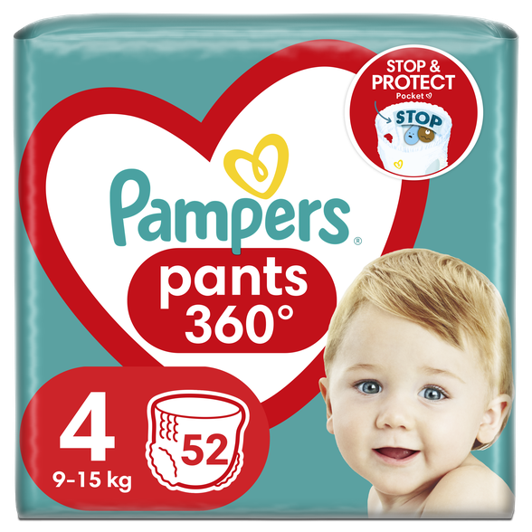 pampers pieluchomajtki 4 52