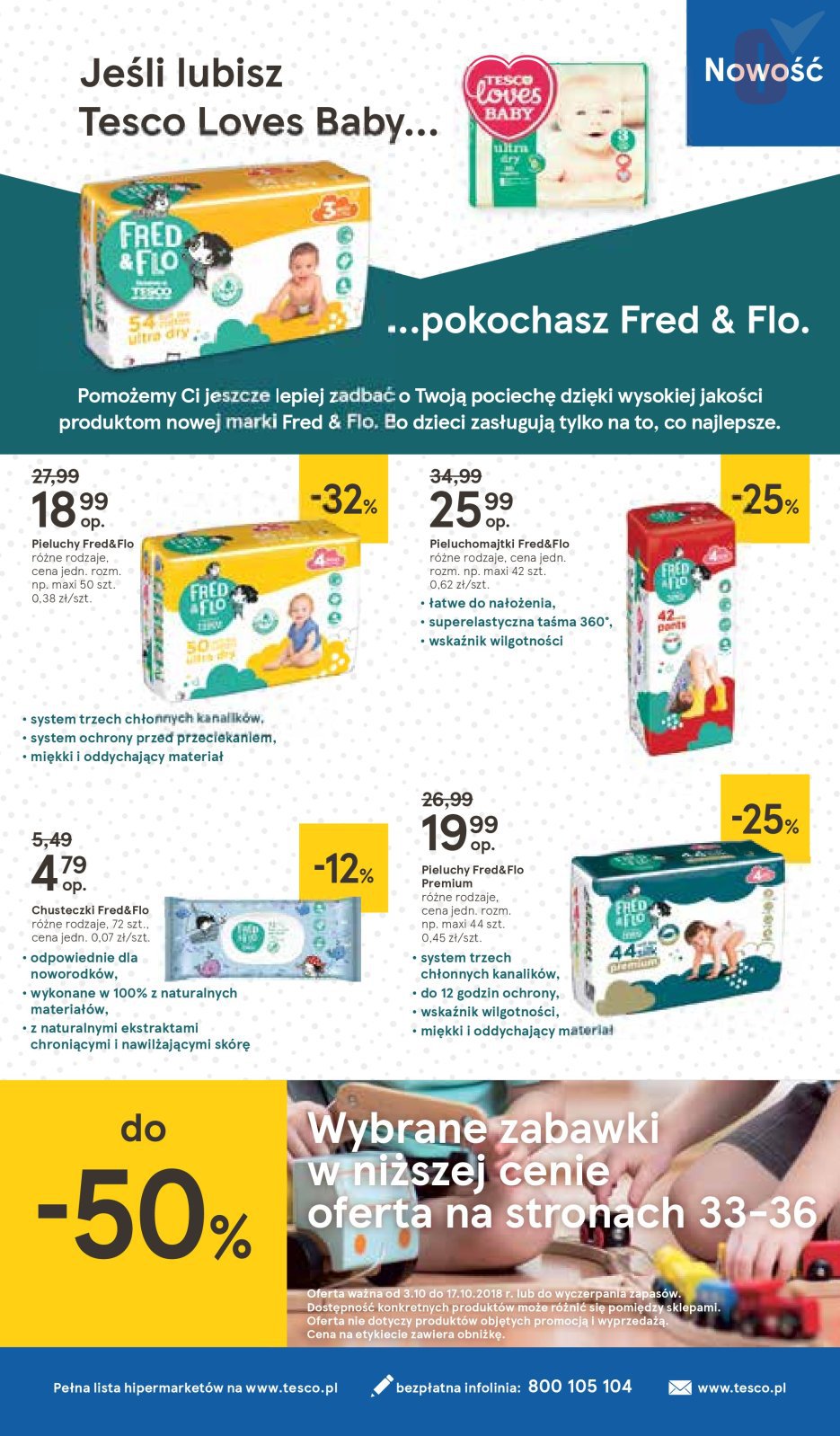 tesco pieluchomajtki pampers