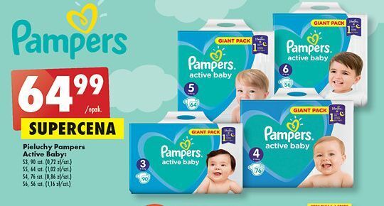 lidl pieluchy pampers w ciągłej sprzedaży