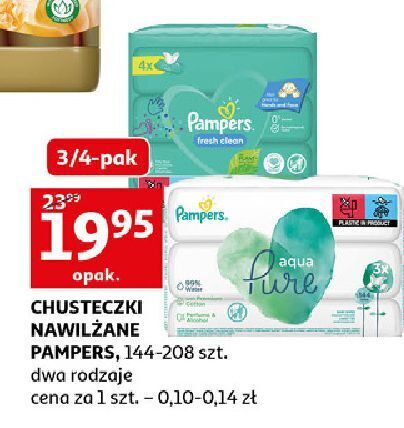 chusteczki nawilżane pampers allegro