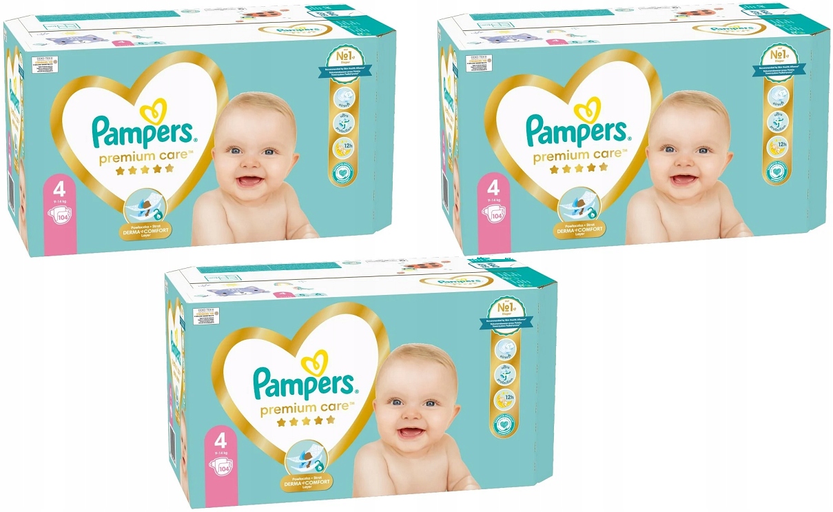 pampers 3 108szt