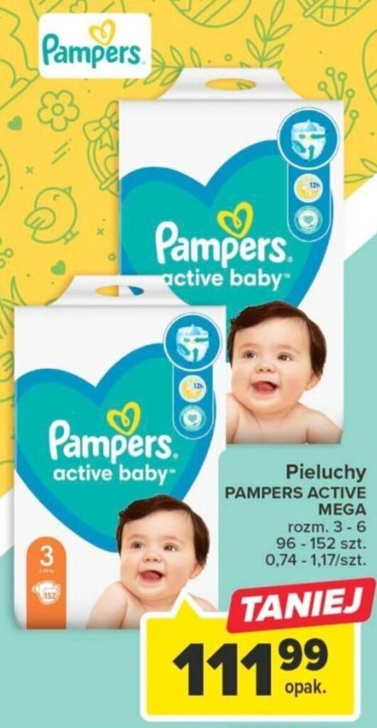 pieluchomajtki 3 pampers