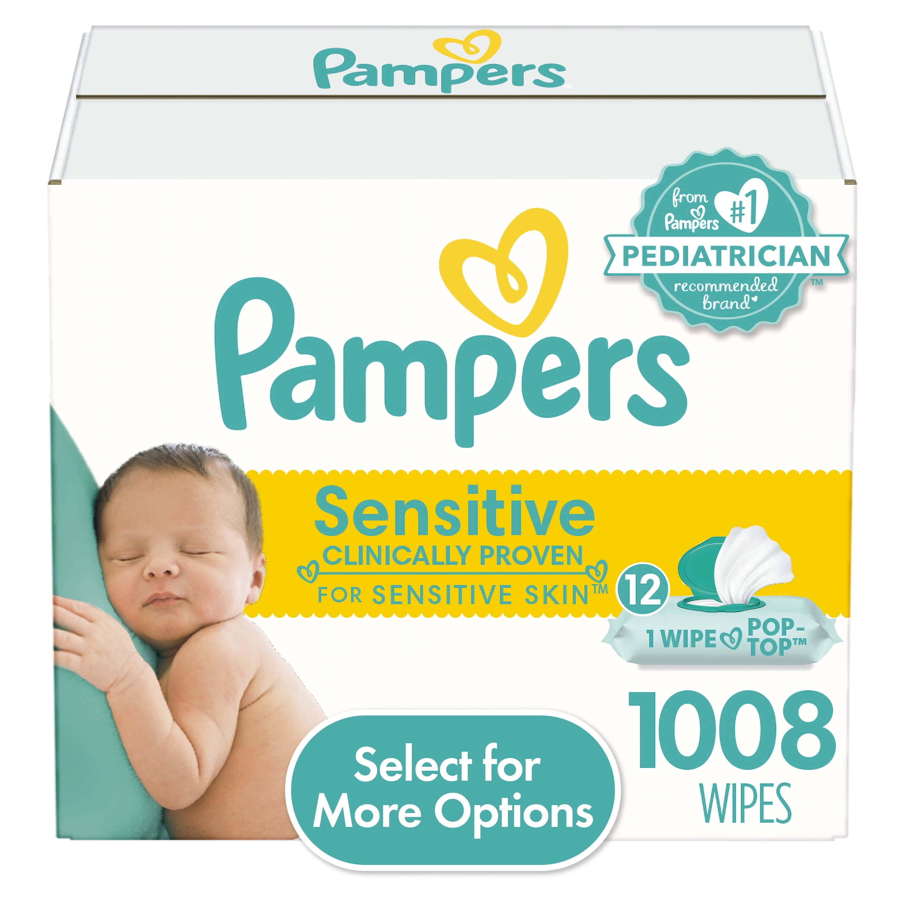 pampers new baby sensitive wipes