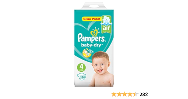 pampers pieluchomajtki duże