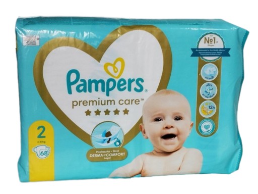 pampers 3-6 kg 144 sztuki