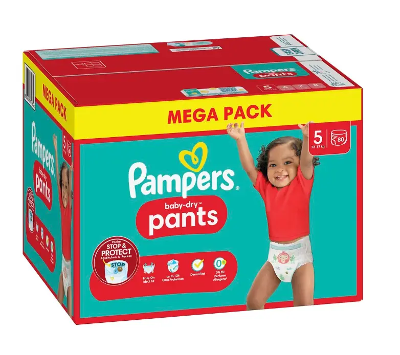 pampers chustevzki i pampersy