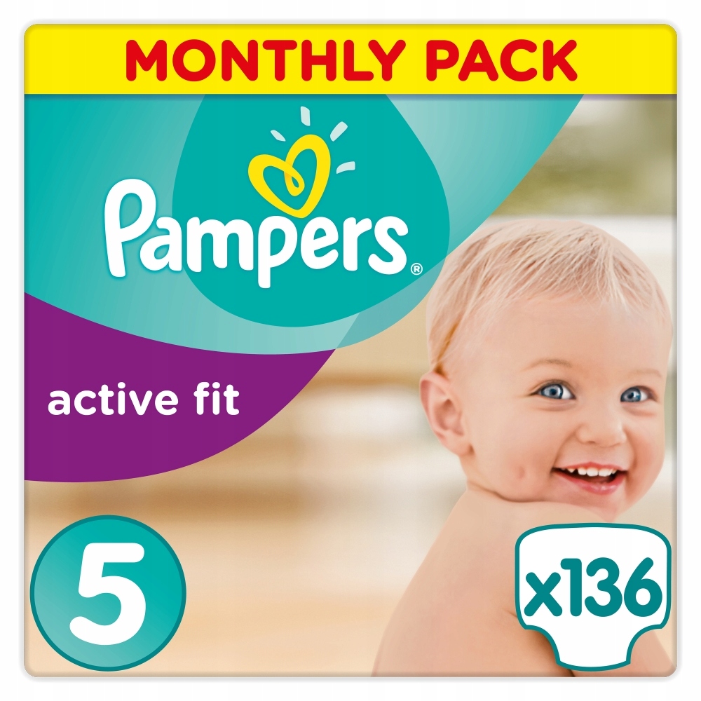 pampers przemaka bokami