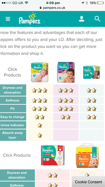 pampers premium care pants mega box