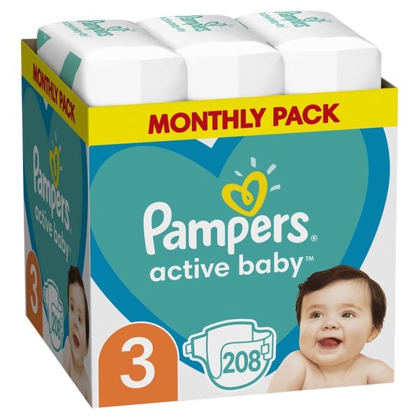 pampers mega box cena