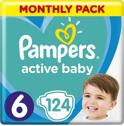 cena pieluch pampers active baby 6