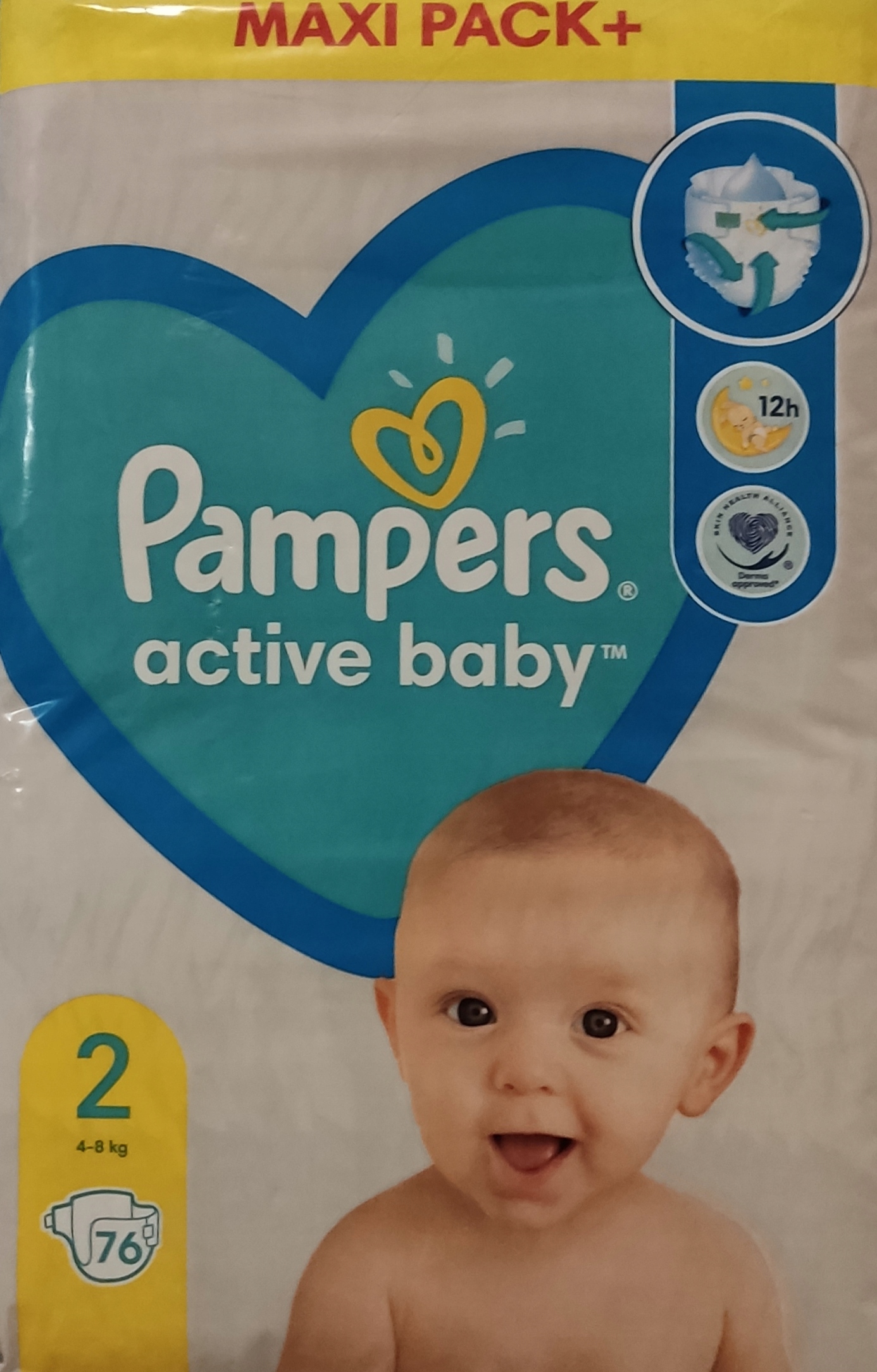 pampers new active 4+