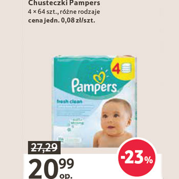 pampers active cena