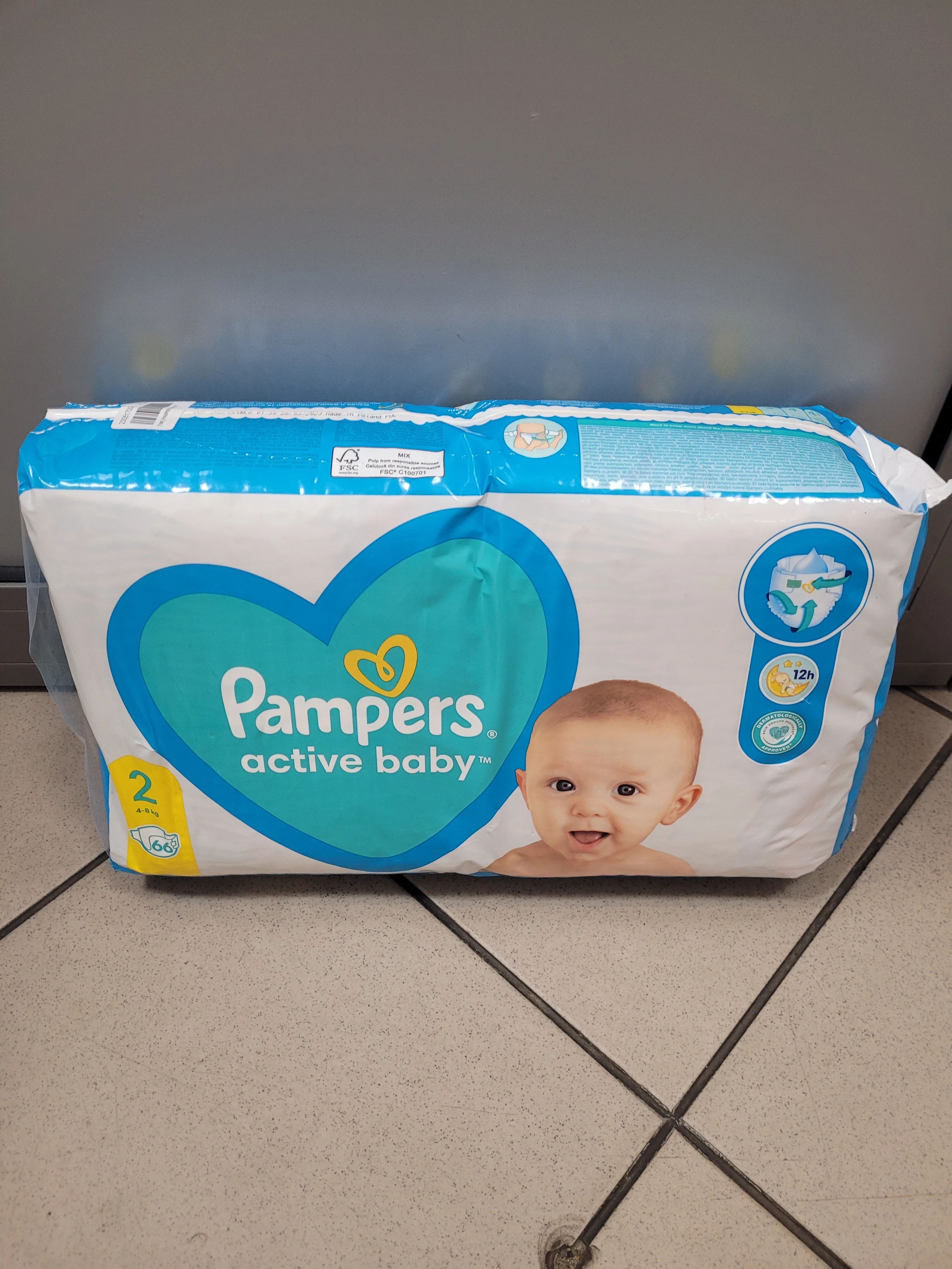 pampers 96 pack size 1