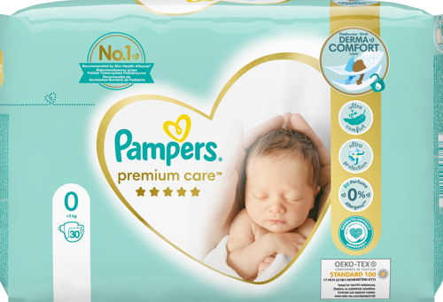 pampers piekuszki jednorazowe dla niemowlaka 0