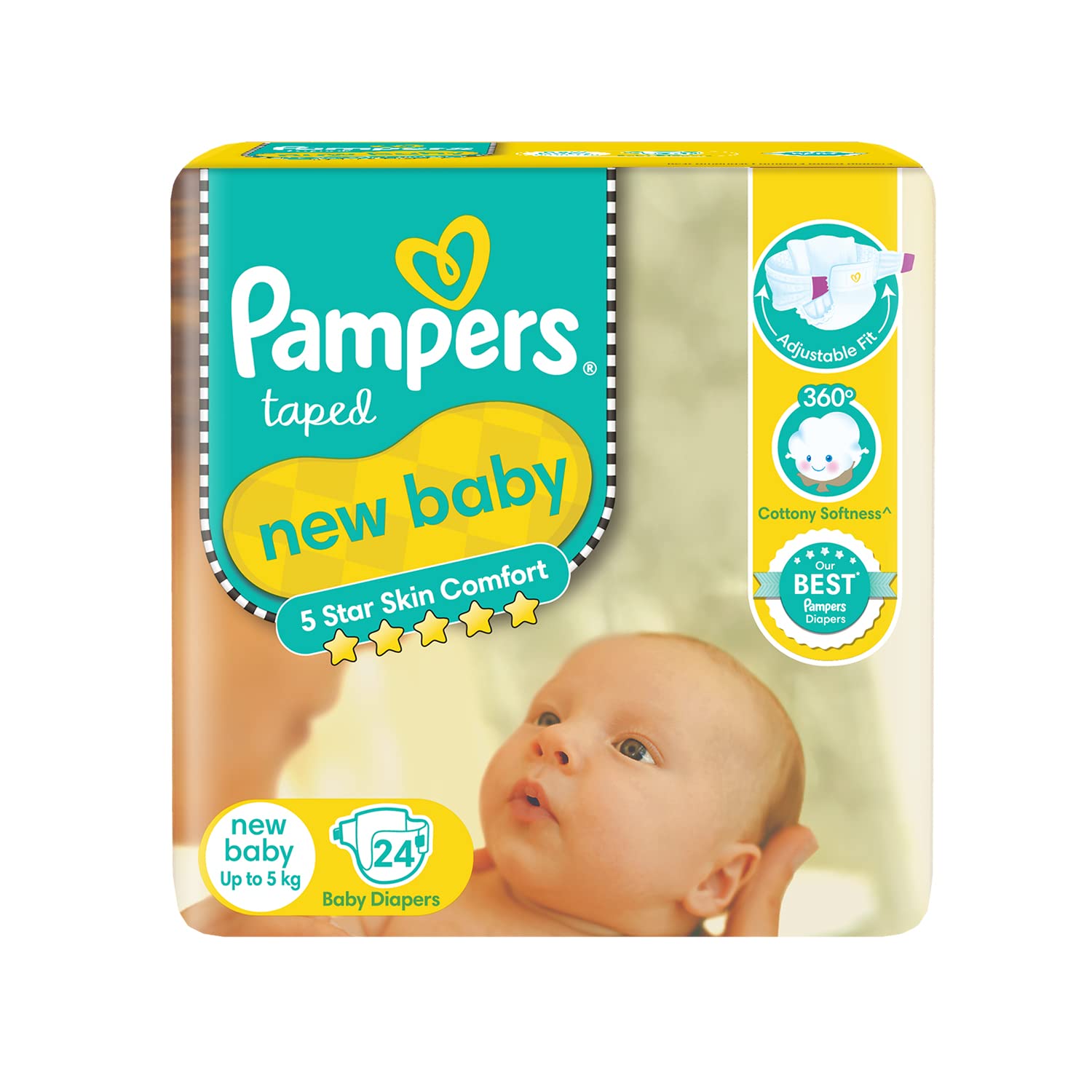 pampers new baby pieluchy rozmiar 2 mini