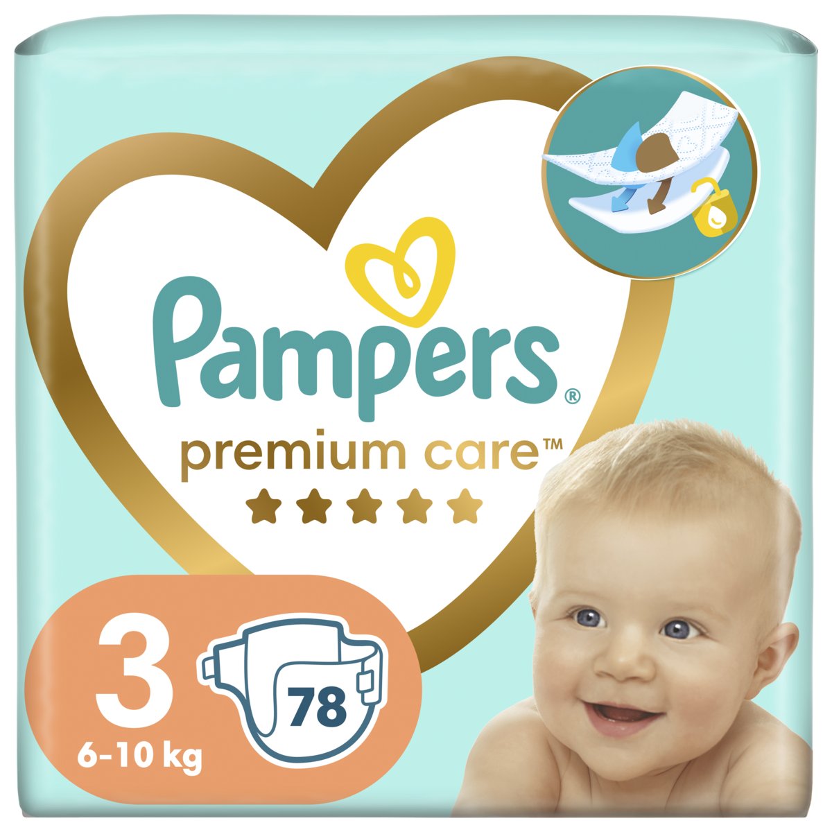 pampers premium care 2 68 szt