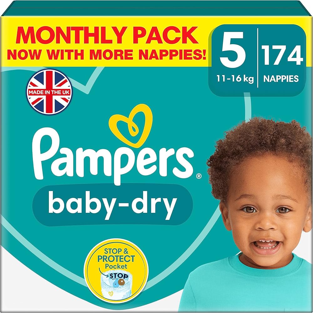 pampers nappies