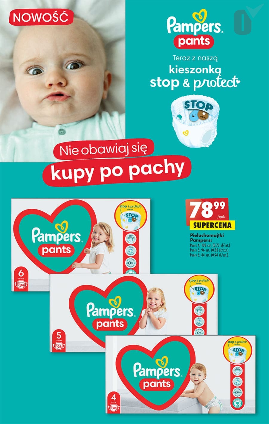 rossmann pieluchy pampers 6 promocja