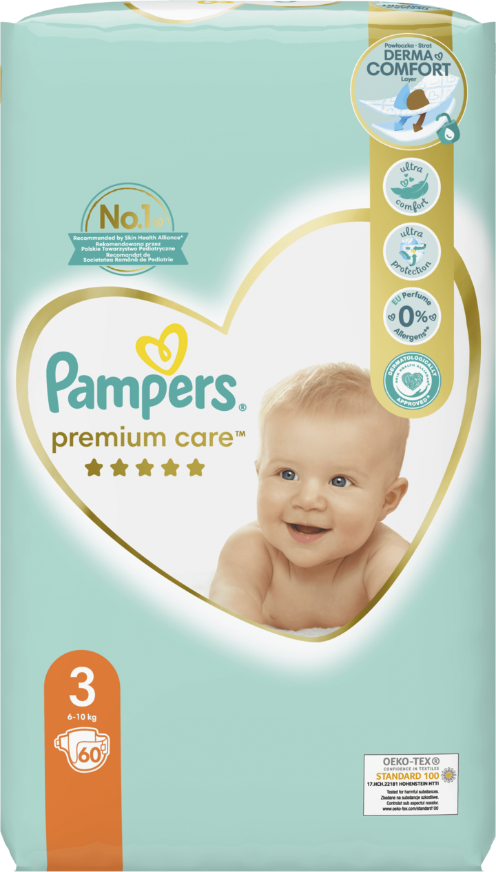 pampers premium care produkty