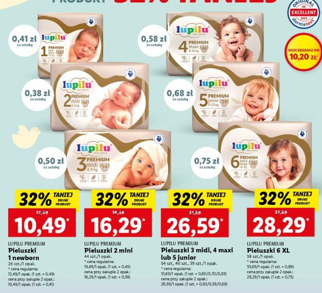 pampers premium cena 2