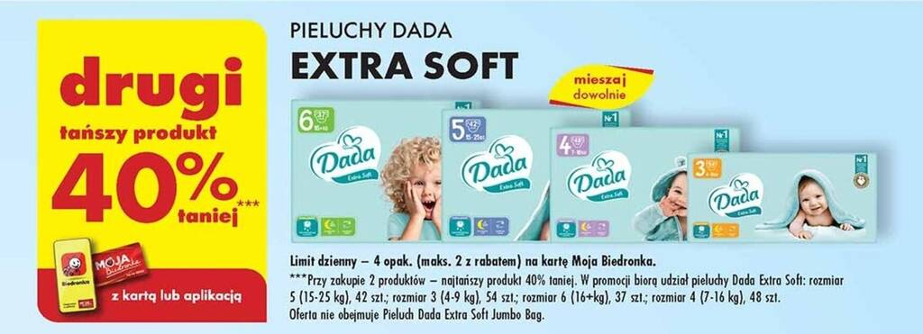 pieluchy dada extra soft junior+ x42