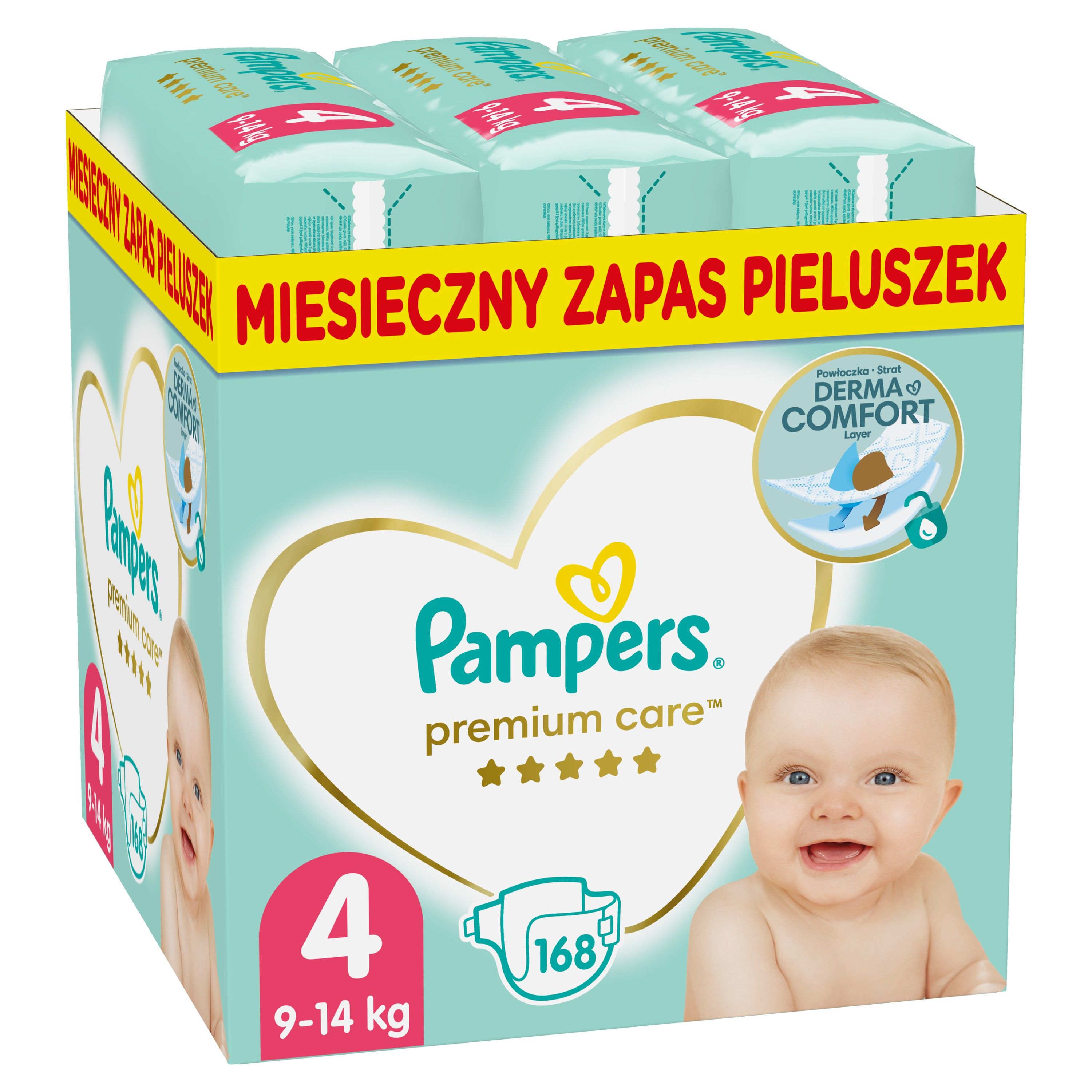 new born pampers premium care