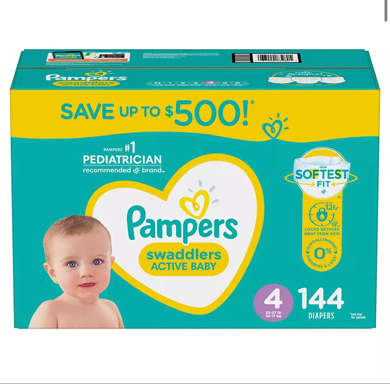 pampers 4pnats