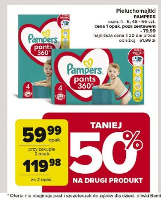 pieluszki pampers 76 szt